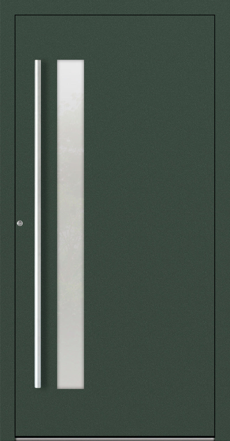 Turenwerke P90 Design 14 Aluminium Door - Fir Green RAL6009