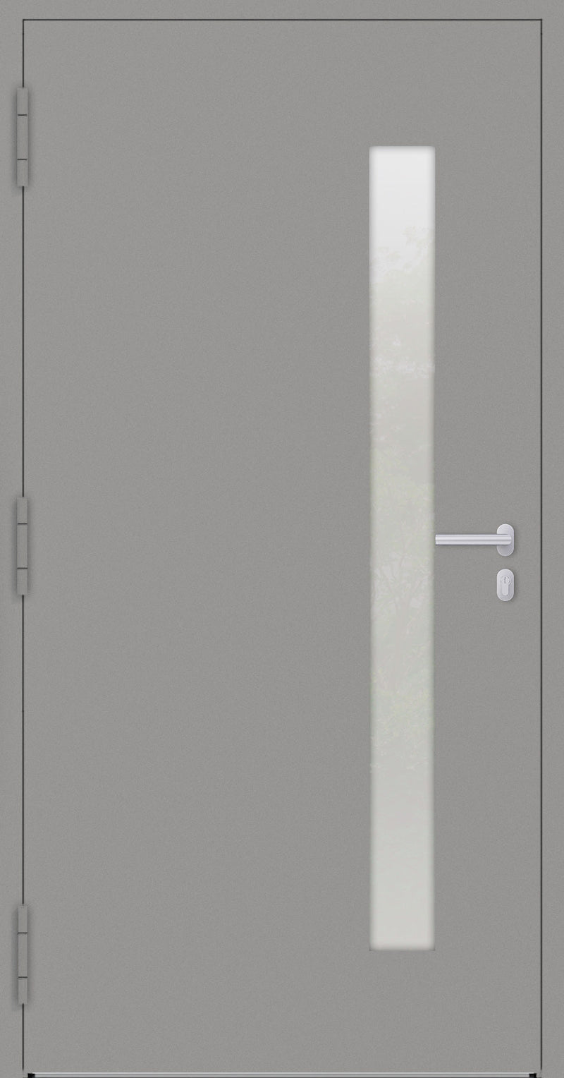 Turenwerke P90 Design 14 Aluminium Door - Grey RAL9007