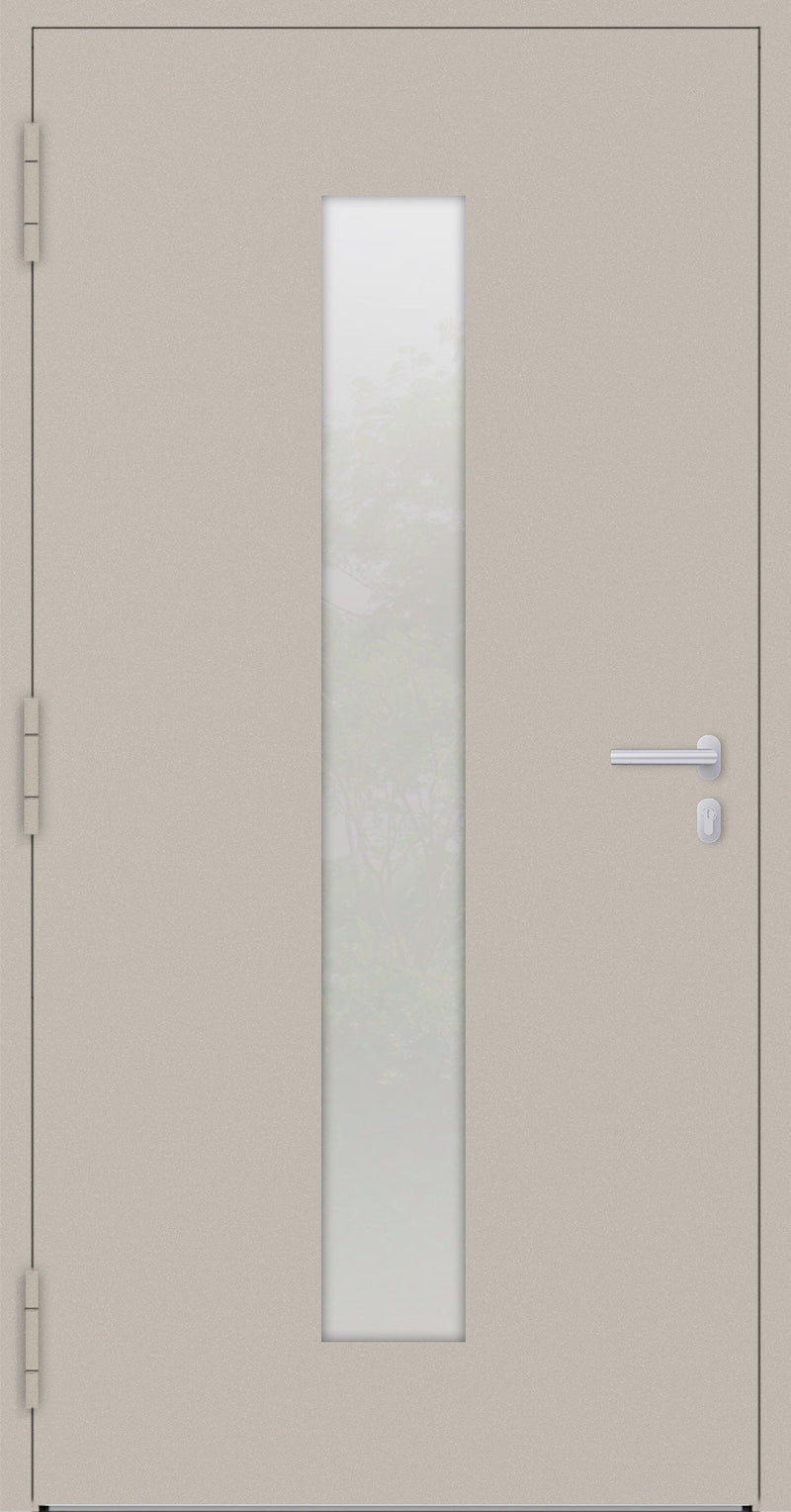 Turenwerke P90 Design 15 Aluminium Door - Ivory RAL1015