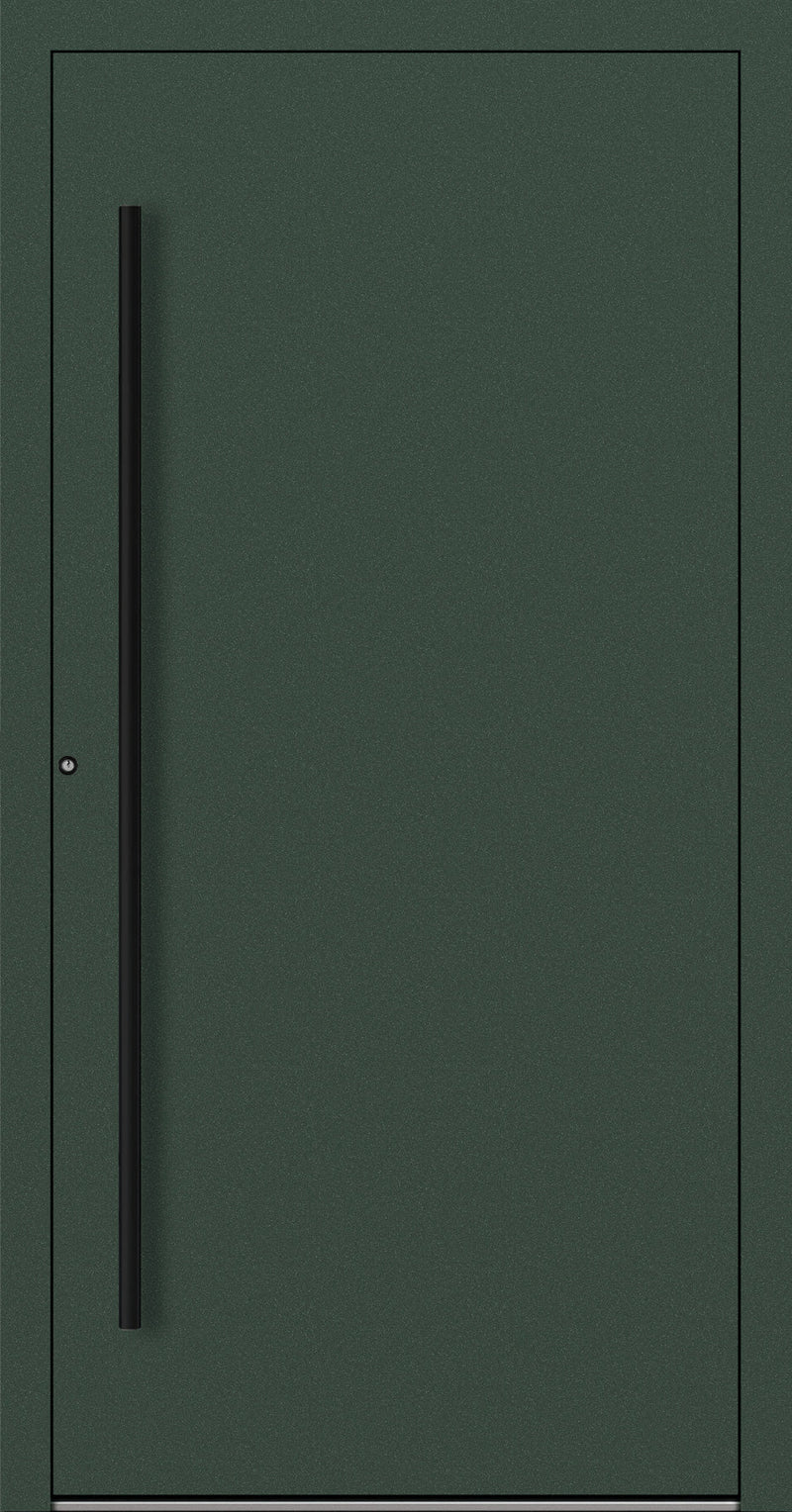 Turenwerke P90 Design 20 Aluminium Door - Fir Green RAL6009 - Blackline