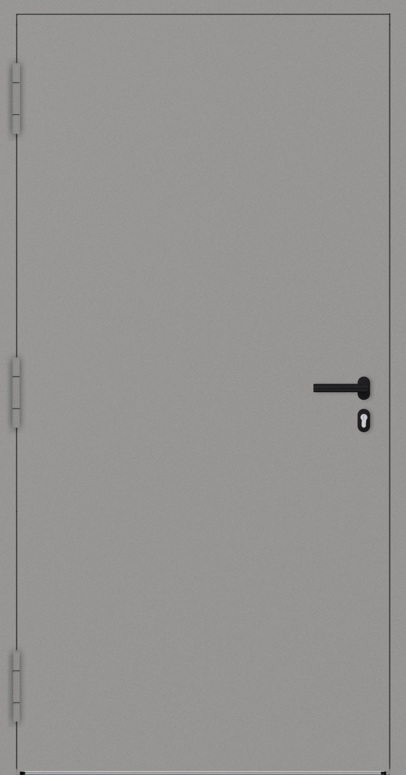 Turenwerke SL75 Design 20 Aluminium Door - Grey RAL9007 - Blackline