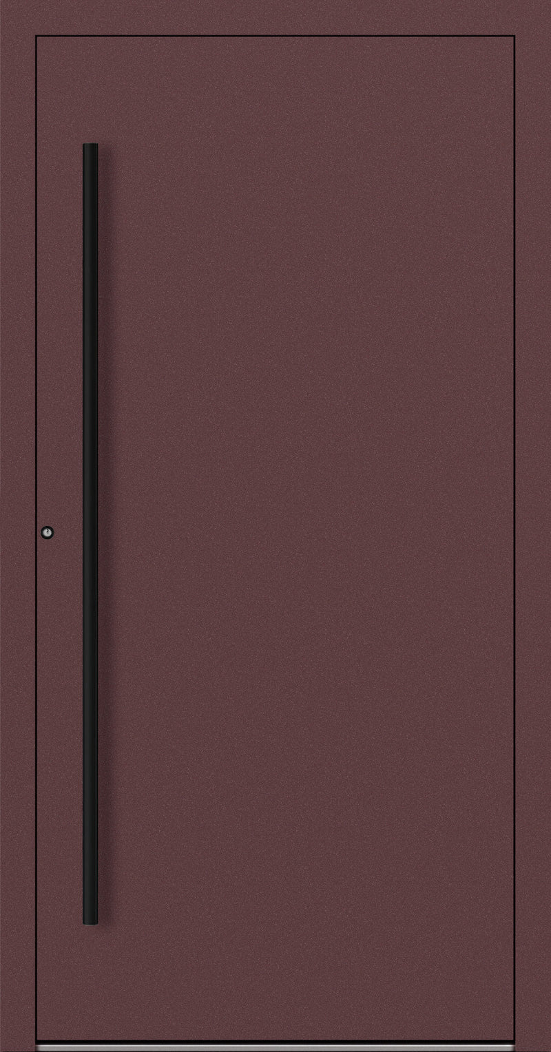 Turenwerke P90 Design 20 Aluminium Door - Rotbraun RAL3005 - Blackline