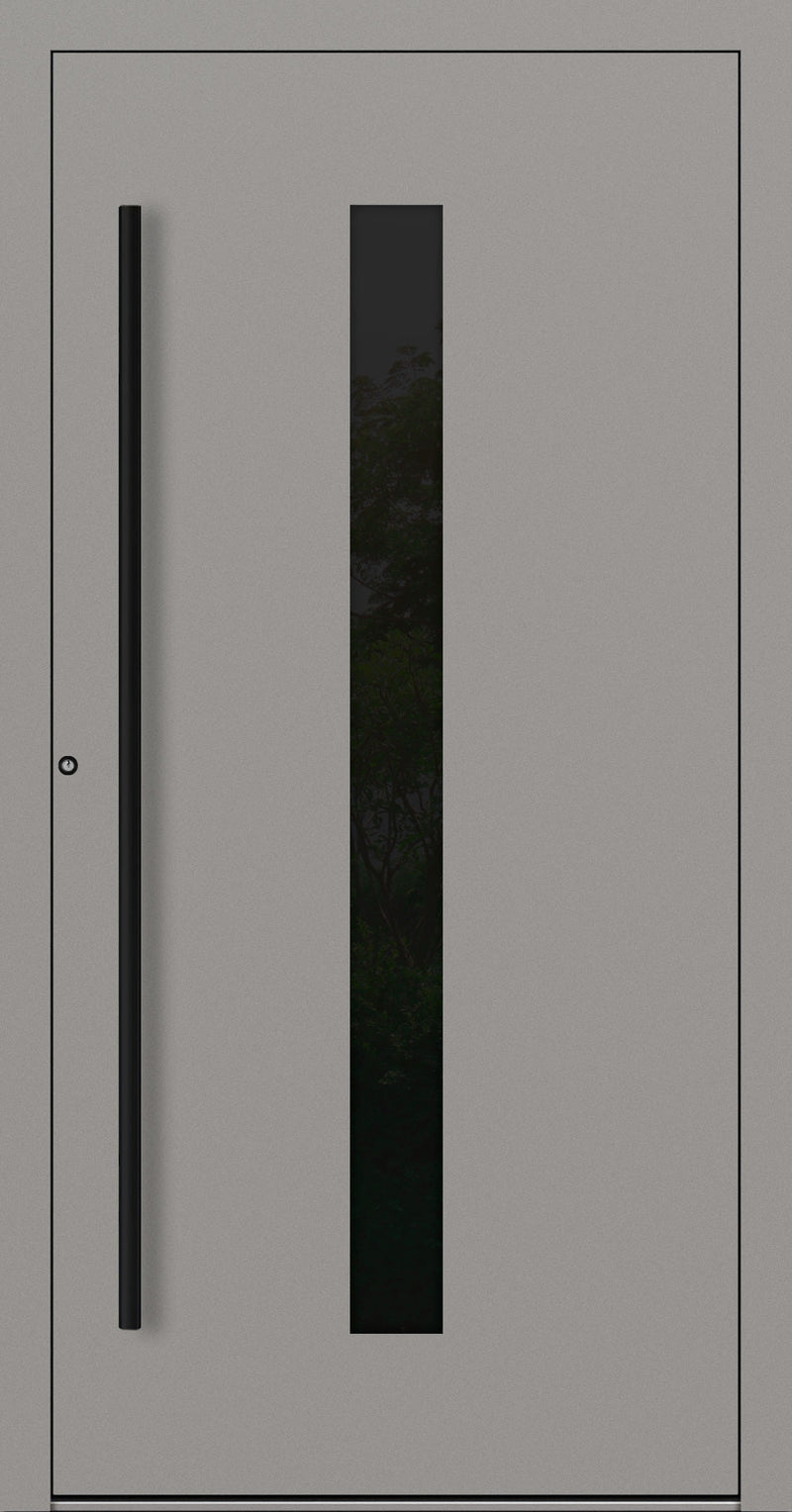 Turenwerke SL75 Design 21 Aluminium Door - Grey RAL9007 - Blackline