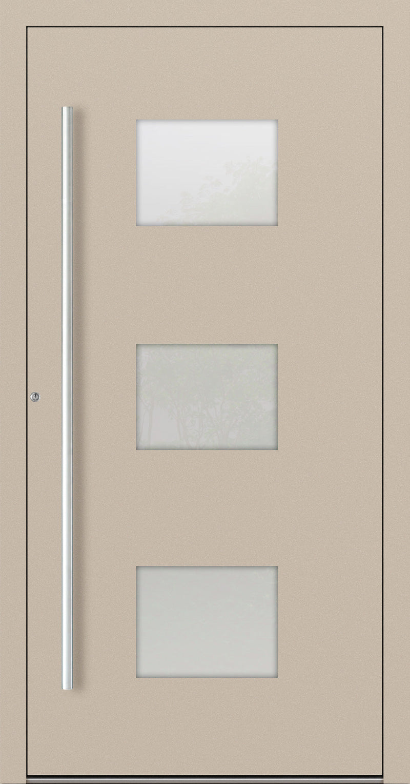 Turenwerke P90 Design 210 Aluminium Door - Ivory RAL1015