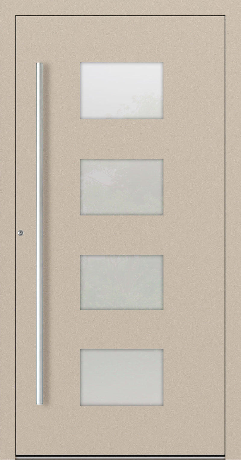 Turenwerke P90 Design 211 Aluminium Door - Ivory RAL1015