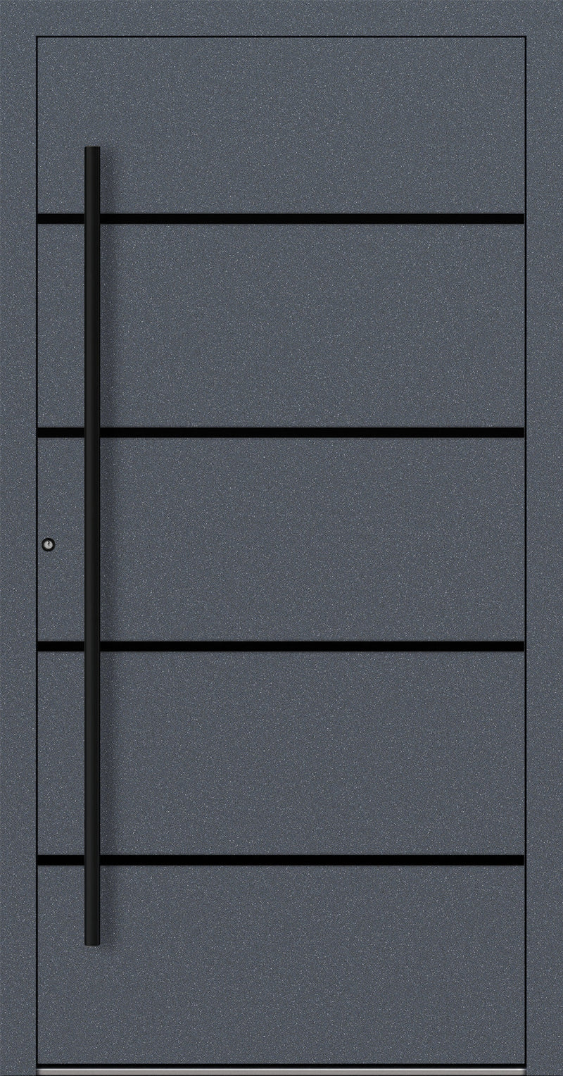 Turenwerke SL75 Design 22 Aluminium Door - Anthracite White - Blackline