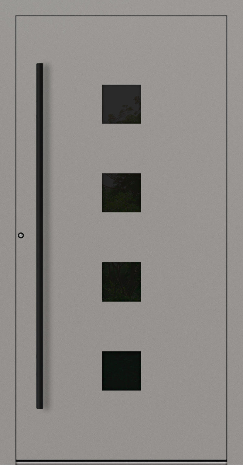 Turenwerke P90 Design 23 Aluminium Door - Grey/White - Blackline