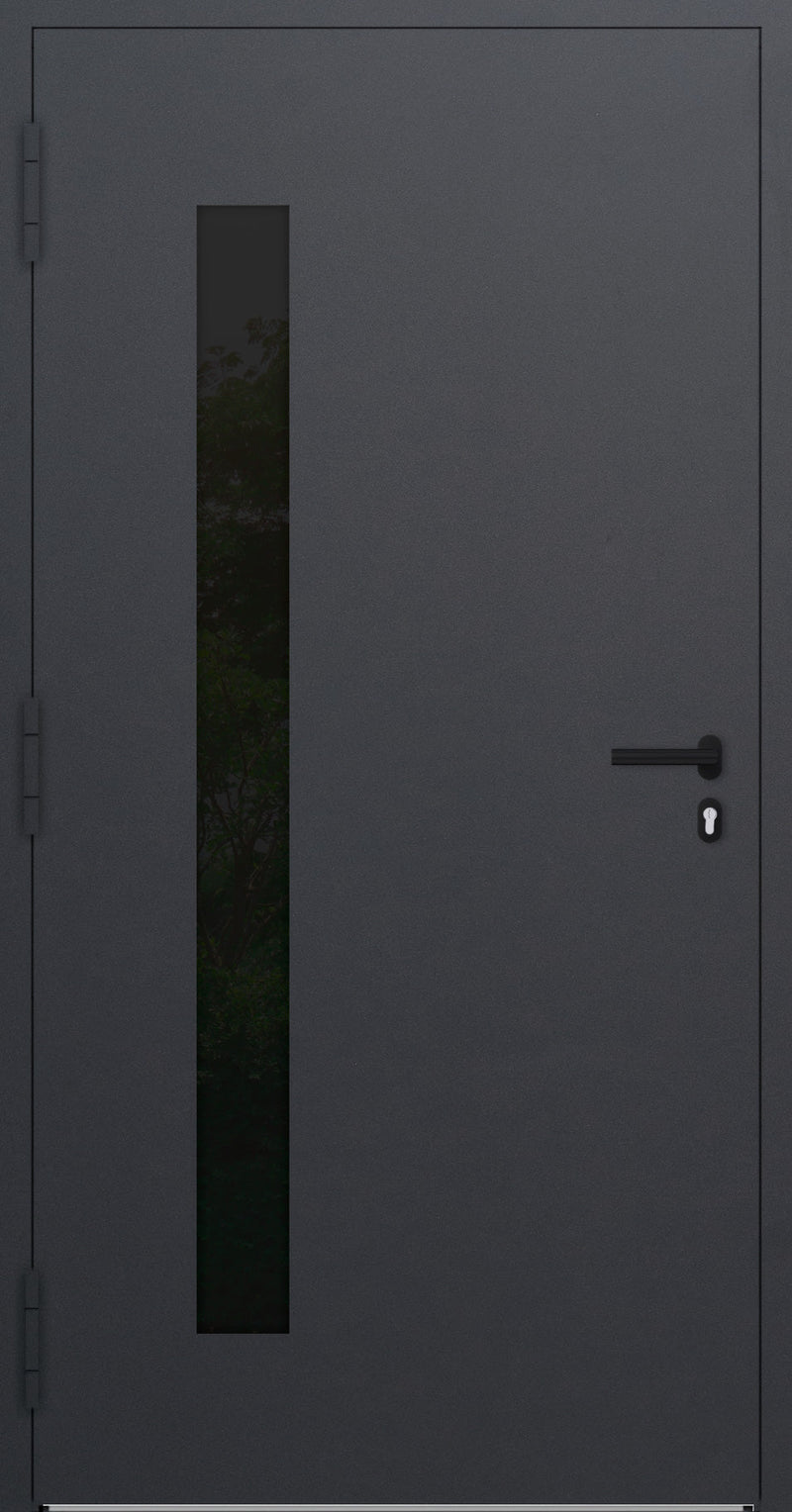 Turenwerke SL75 Design 24 Aluminium Door - Anthracite - Blackline