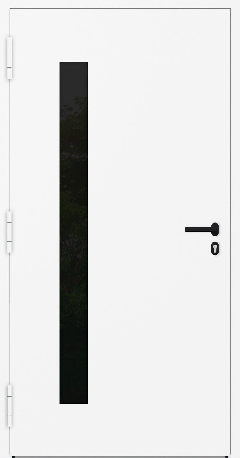 Turenwerke P90 Design 24 Aluminium Door - Anthracite/White - Blackline