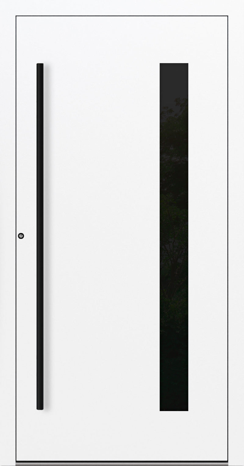 Turenwerke P90 Design 24 Aluminium Door - White RAL9016 - Blackline