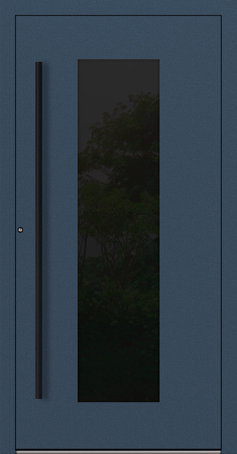 Turenwerke P90 Design 28 Aluminium Door - Dark Blue RAL5011 - Blackline