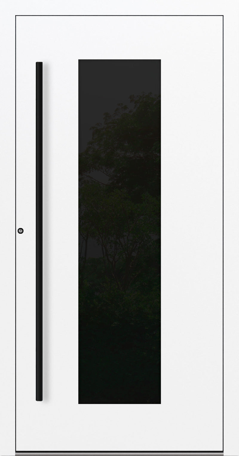 Turenwerke P90 Design 28 Aluminium Door - White RAL9016 - Blackline