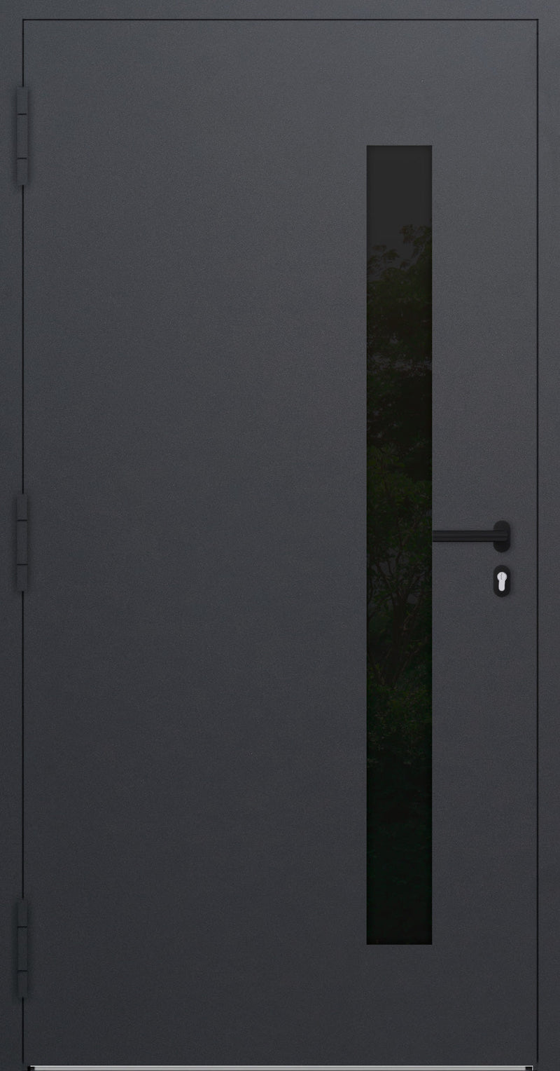 Turenwerke SL75 Design 34 Aluminium Door - Anthracite - Blackline