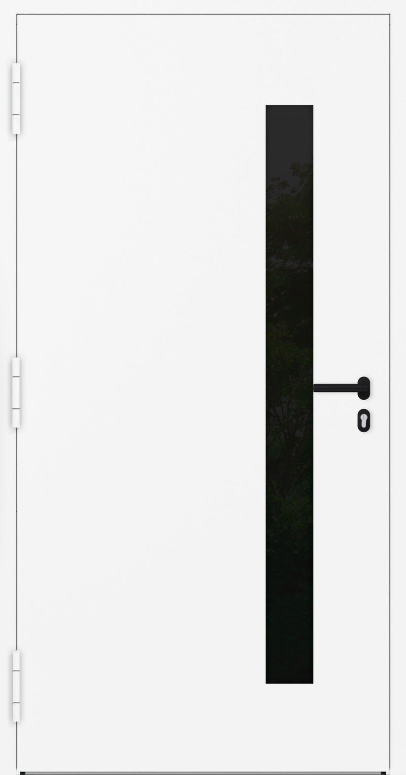 Turenwerke SL75 Design 34 Aluminium Door - Grey White - Blackline