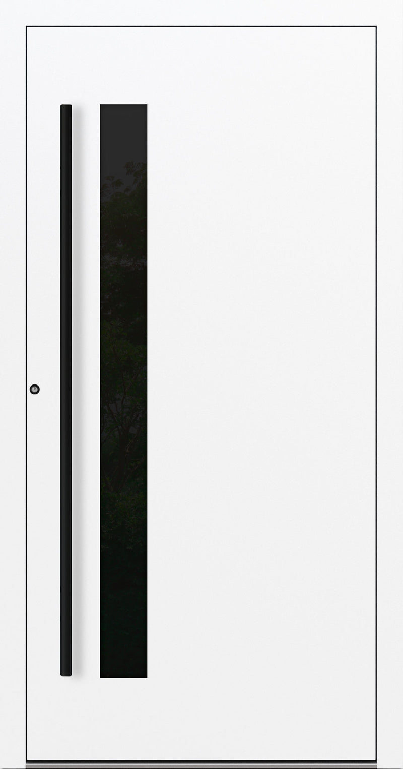 Turenwerke SL75 Design 34 Aluminium Door - White RAL9016 - Blackline