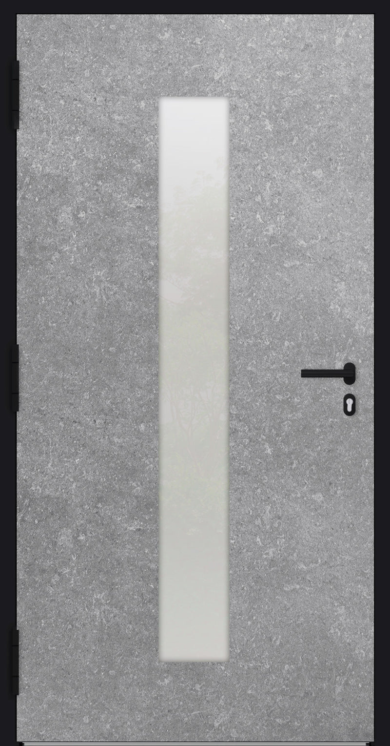 Turenwerke SL75 Design 15 Aluminium Door - Bright Concrete