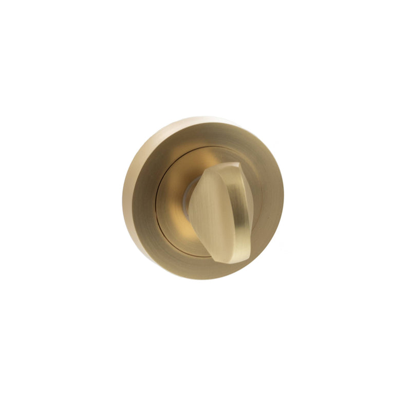 Atlantic STATUS WC Turn and Release on Round Rose - Satin Brass