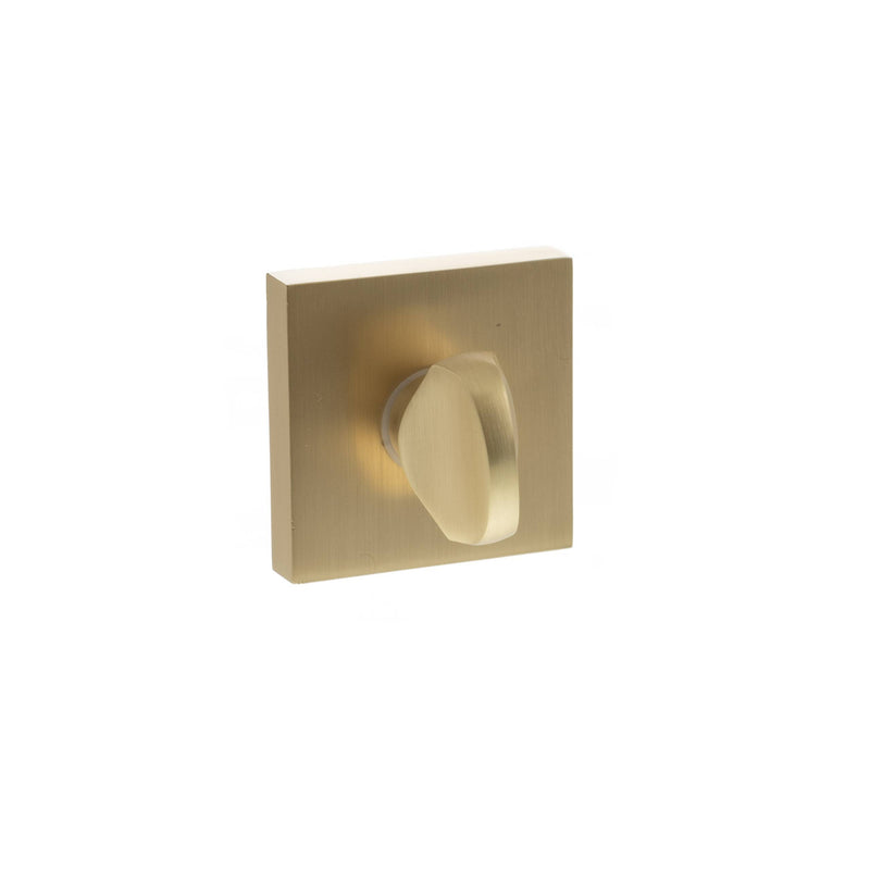 Atlantic STATUS WC Turn and Release on S4 Square Rose - Satin Brass