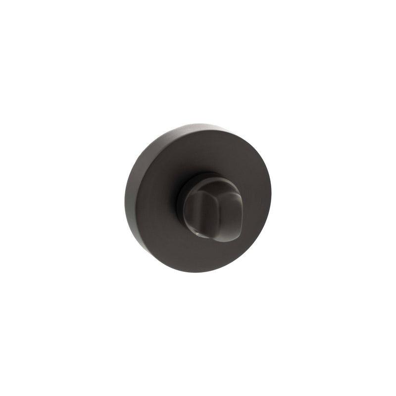 Atlantic Senza Pari WC Turn and Release on Round Rose - Urban Dark Bronze