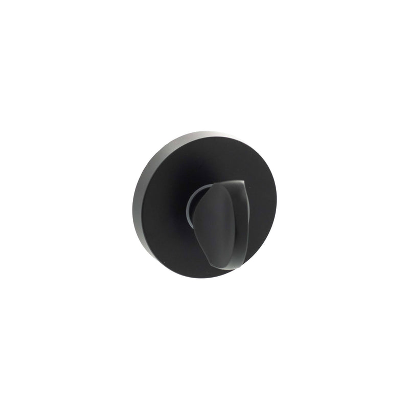 Atlantic Senza Pari WC Turn and Release on Minimal Round Rose - Matt Black