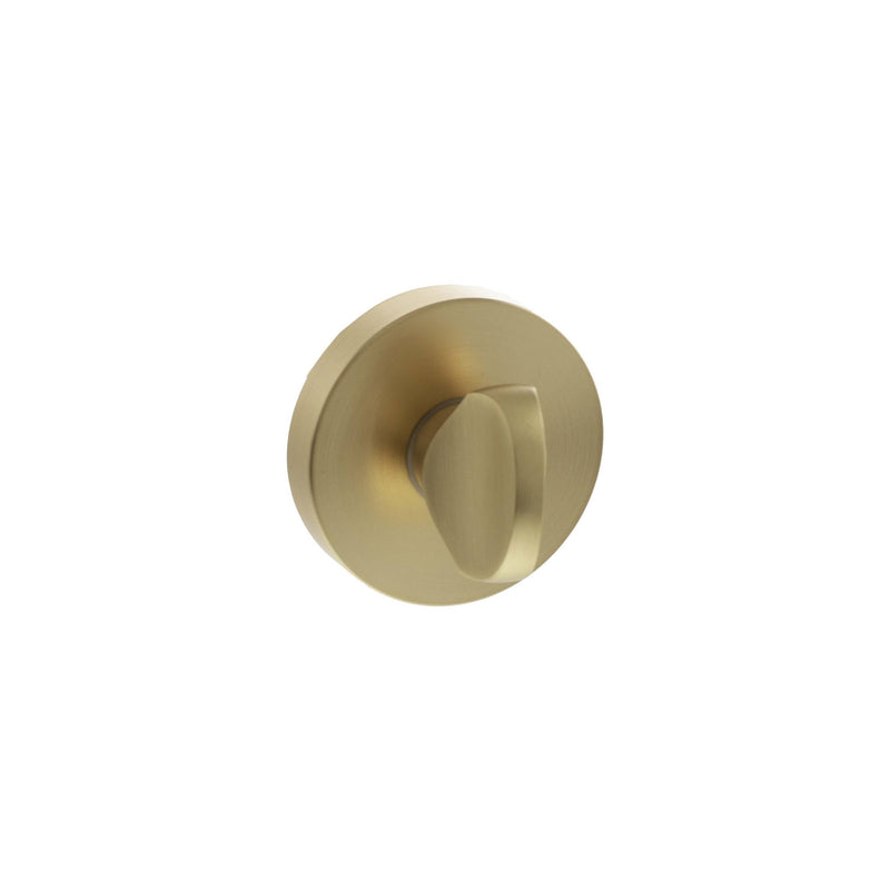 Atlantic Senza Pari WC Turn and Release on Minimal Round Rose - Satin Brass