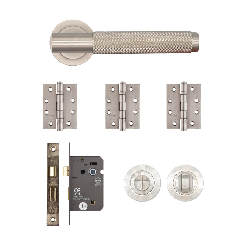 Deanta Sparta Bathroom Kit Satin Nickel