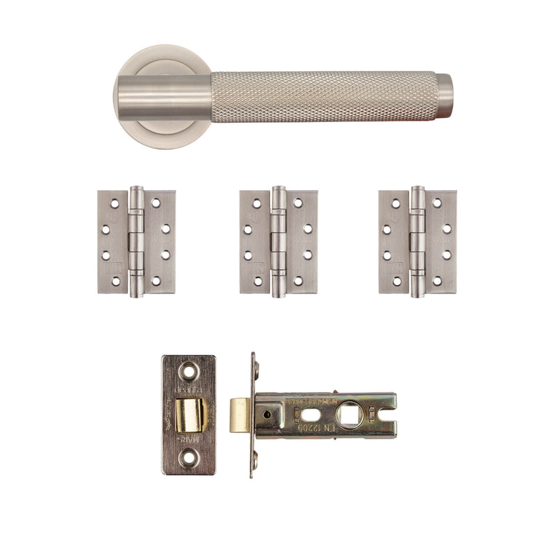 Deanta Sparta Latch Kit Satin Nickel