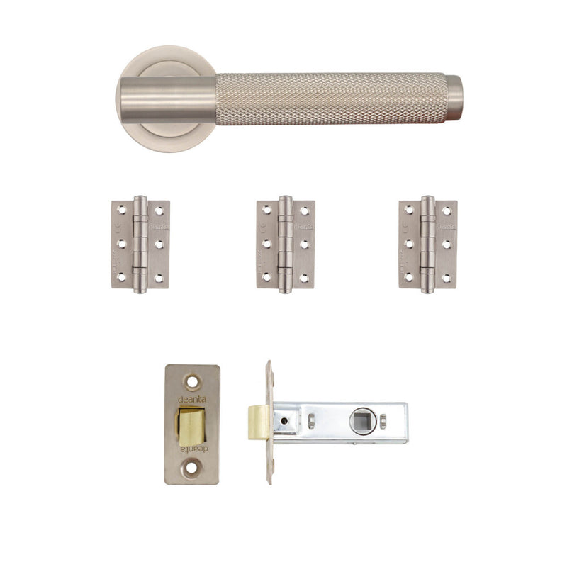 Deanta Sparta Latch Kit Satin Nickel