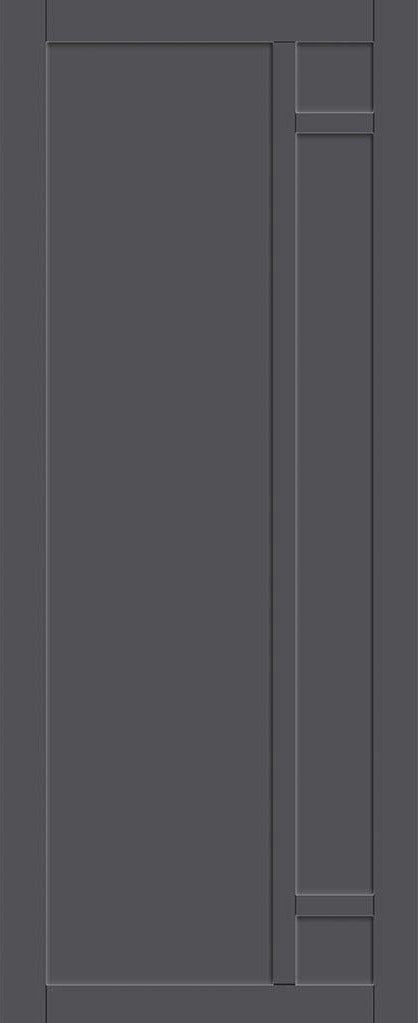 Handmade Eco Urban Suburban 4 Panel Door DD6411 Stormy Grey Premium Primed