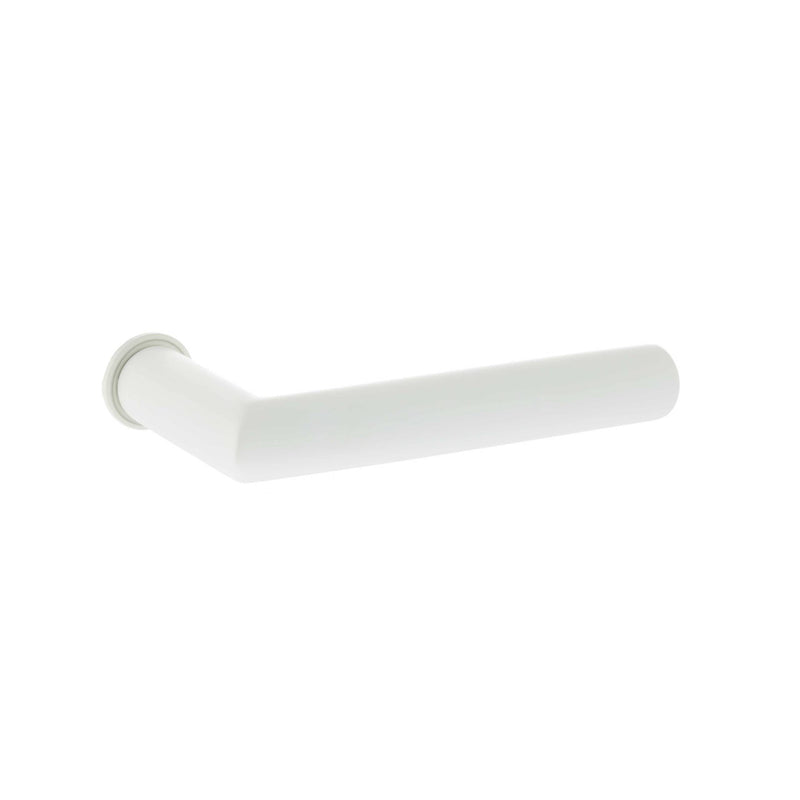 Tupai Exclusivo 5S Line Covela Lever Door Handle on Concealed Round Rose - White