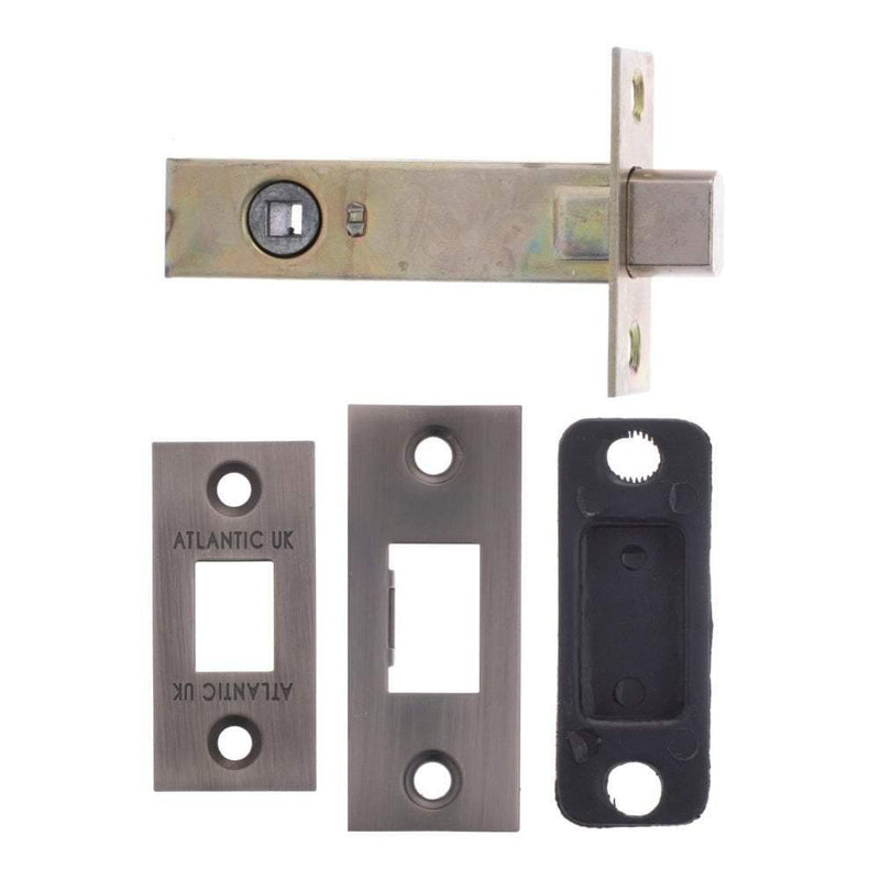 Atlantic 3" Tubular Deadbolt (Matt Gun Metal) - Door Supplies Online