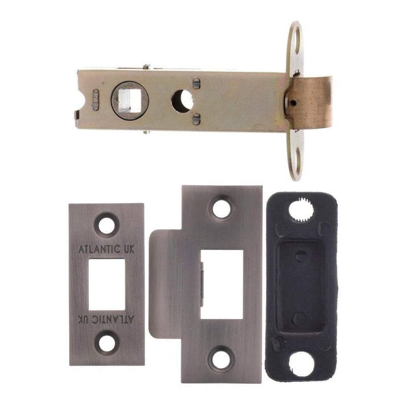 Atlantic 4" Tubular Latch (Matt Gun Metal) - Door Supplies Online