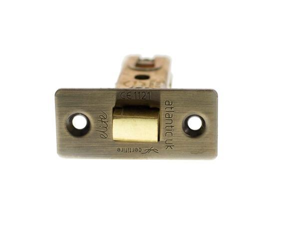 Atlantic 3" CE Tubular Latch (Antique Brass) - Door Supplies Online