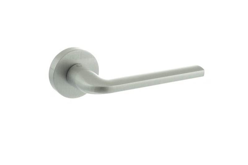 Atlantic CleanTouch Anti-Bac Forme Milly Designer Lever on Minimal Round Rose - Satin Chrome