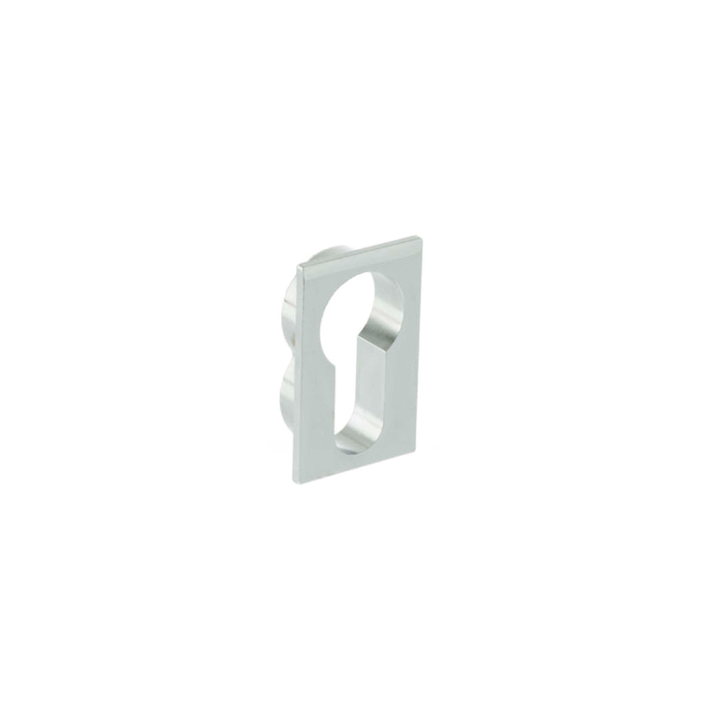 Forme Concealed Rose Euro Escutcheons Square - Polished Chrome