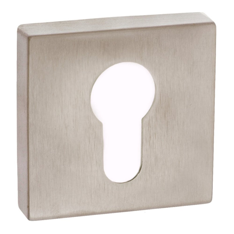 Atlantic Forme Square Euro Escutcheon (Satin Nickel)