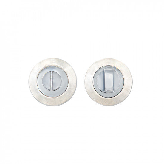 Deanta Thumb Turn Set (Satin Nickel Chrome)