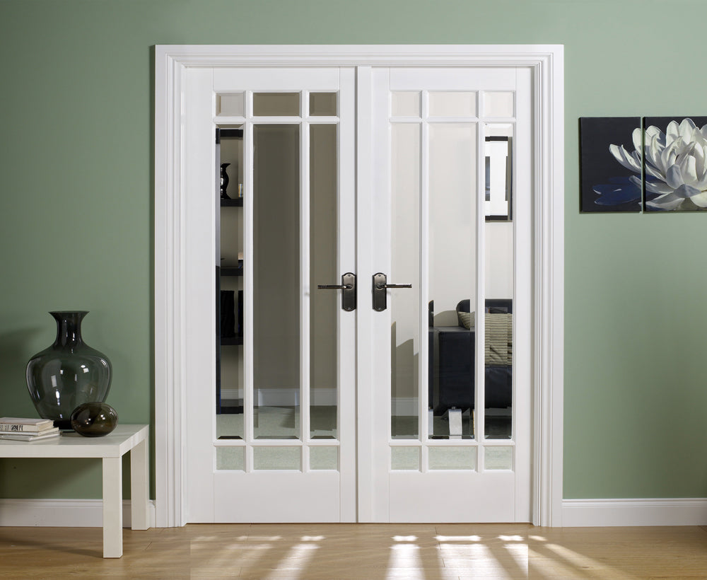 LPD Solid White Primed Manhattan W4 Room Divider Set