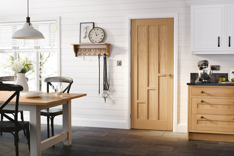 Pre-Assembled Coventry Unfinished Oak Door Set