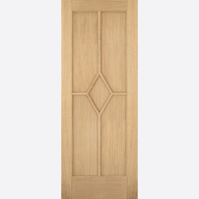 Pre-Assembled Reims 5P Pre-finished Oak Door Set