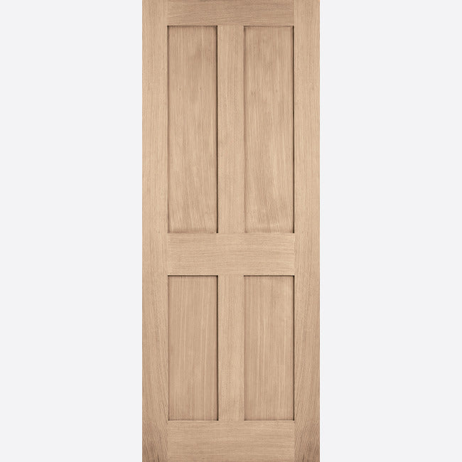 Pre-Assembled London Pre-finished Oak Door Set