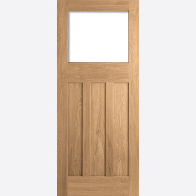 DX 30S Style Unglazed Un-finished Oak Door Kit