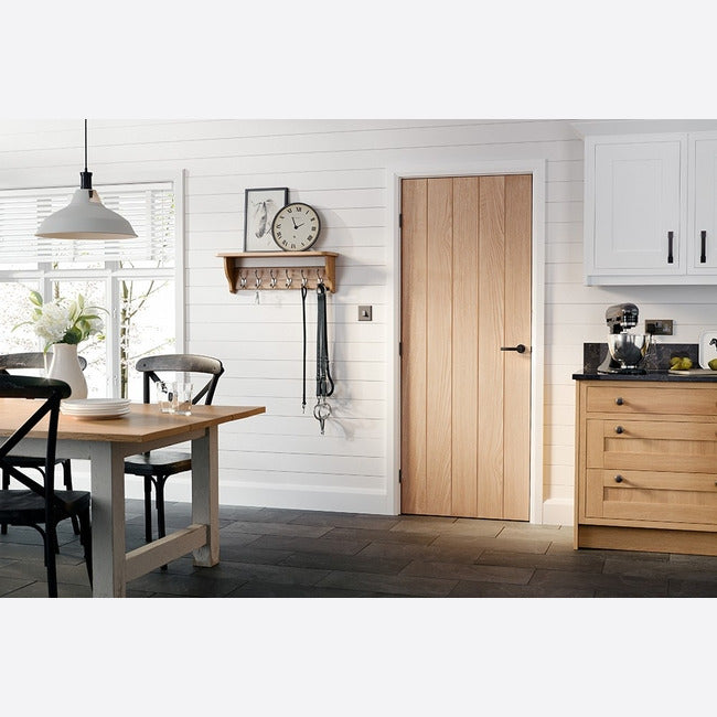 Pre-Assembled Wexford Un-finished Oak Door Set