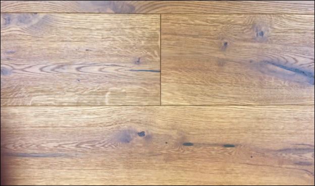 Xylo Richmond R67 Oak Country Grade-DE Brushed and Smoked UV Oiled - 14 x 190 x 1900mm