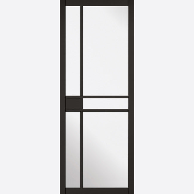 Black Primed Greenwich Glazed Door Kit