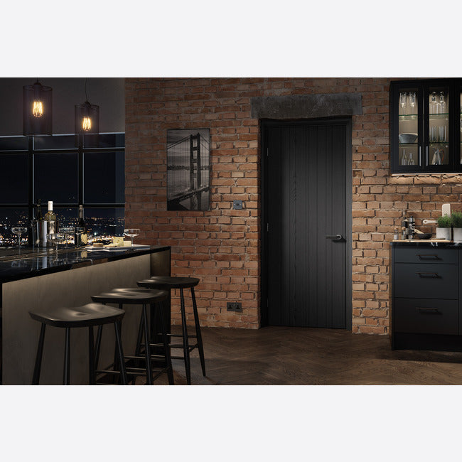 Dark Charcoal Pre-finished Montreal Door Kit