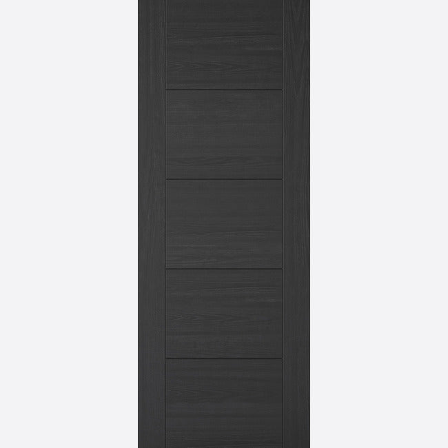 Pre-Assembled Charcoal Black Pre-finished Vancouver 5P Door Set