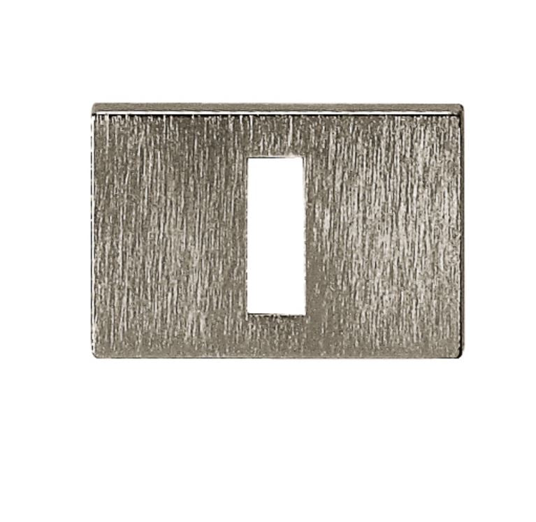 Atlantic Rectangular Key Escutcheon (Titanium)