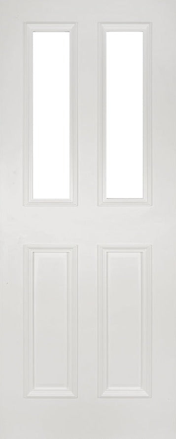 White Primed Rochester Glazed Door Kit