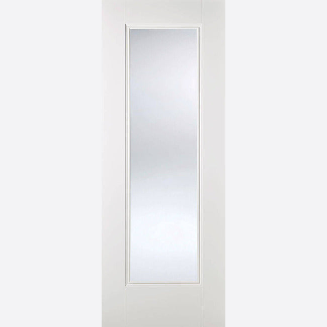 Pre-Assembled White Primed-Plus Eindhoven Glazed 1L Door Set